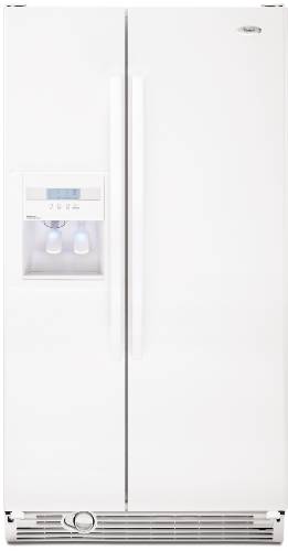 WHIRLPOOL 22 CU. FT. SIDE BY SIDE REFRIGERATOR WHITE ESTAR - Click Image to Close