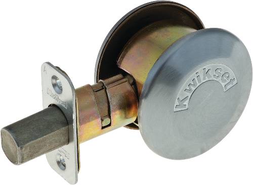 KWIKSET SINGLE SIDED DEADBOLT WITH COVER US15 - Click Image to Close