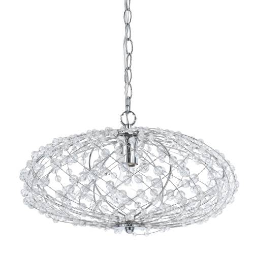 OVAL WOVEN WIRE PENDANT - Click Image to Close