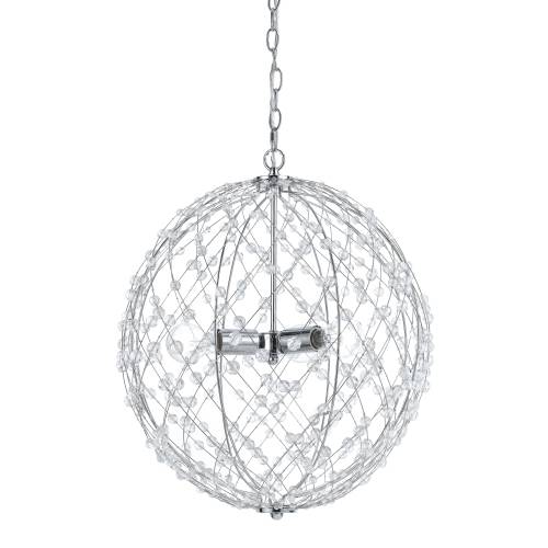 LARGE WOVEN WIRE PENDANT