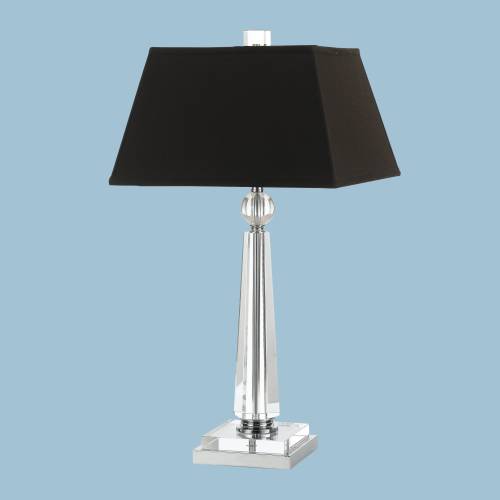 CLUNY TABLE LAMP CHOCOLATE SOFT SHADE - Click Image to Close
