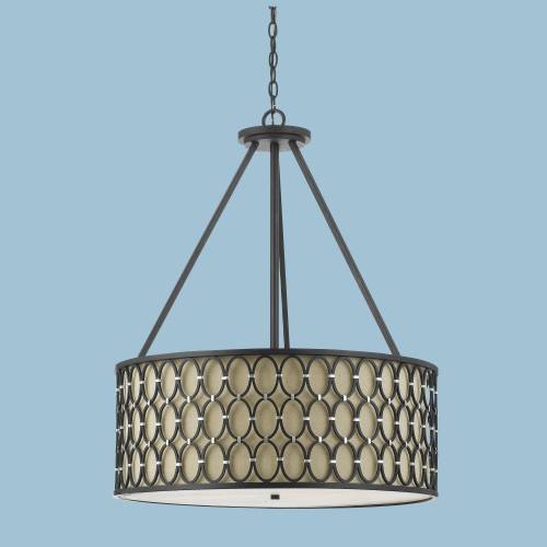 COSMO CHANDELIER LARGE OIL RUBBED BRONZE - Click Image to Close