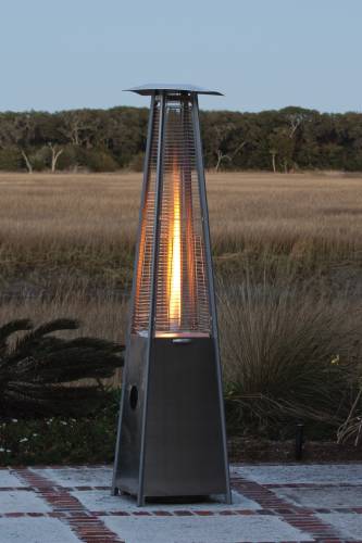 PYRAMID FLAME PATIO HEATER - Click Image to Close