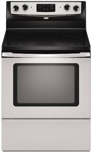 WHIRLPOOL ELECTRIC RANGE 30" SELF-CLEANING STAINLESS - Click Image to Close