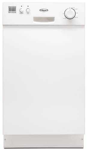 WHIRLPOOL BUILT-IN DISHWASHER 18" WIDE WHITE - Click Image to Close