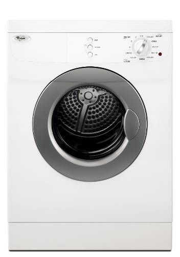WHIRLPOOL ELECTRIC DRYER COMPACT 24" FRONT-LOAD WHITE - Click Image to Close