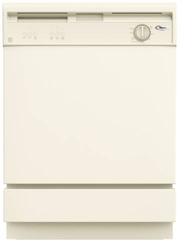 WHIRLPOOL ENERGY STAR QUALIFIED BUILT-IN DISHWASHER BISCUIT
