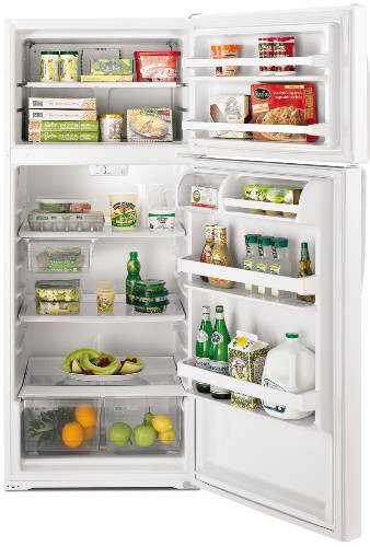 WHIRLPOOL REFRIGERATOR TOP MOUNT 17.6 CU. FT. WHITE - Click Image to Close