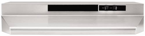 WHIRLPOOL 30" CONVERTIBLE UNDER-CABINET HOOD 225 CFM STAINLESS S - Click Image to Close
