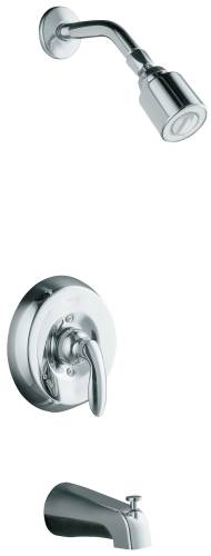 KOHLER CORALAIS® MIXING VALVE SHOWER AND BATH TUB TRIM, POLISHED KOHLER CORALAIS® MIXING VALVE SHOWER AND BATH TUB TRIM, POLISHED