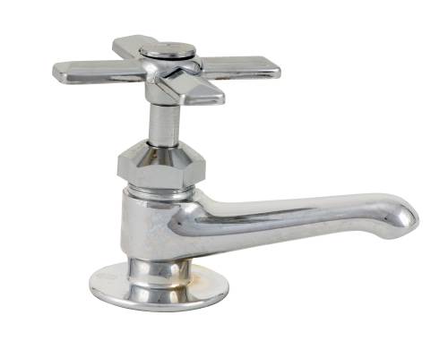 PROPLUS SINGLE BASIN FAUCET, HOT AND COLD BUTTONS, LEAD FREE - Click Image to Close