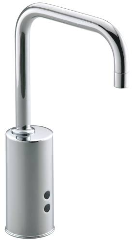 KOHLER INSIGHT TOUCHLESS GOOSENECK BATTERY POWERED ELECTRONIC D - Click Image to Close