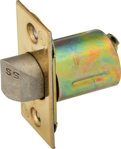LEGEND GRADE 2 SPRING LATCH WITH 2-3/8 BACKSET, POLISHED BRASS - Click Image to Close