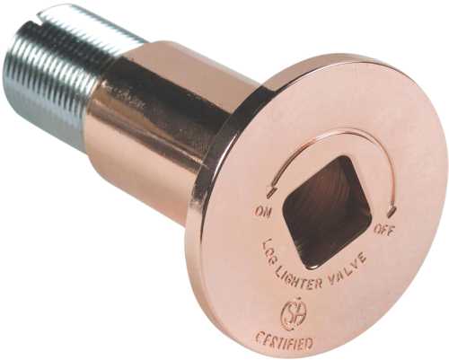 POLISHED COPPER FLANGE WITH BUSHING