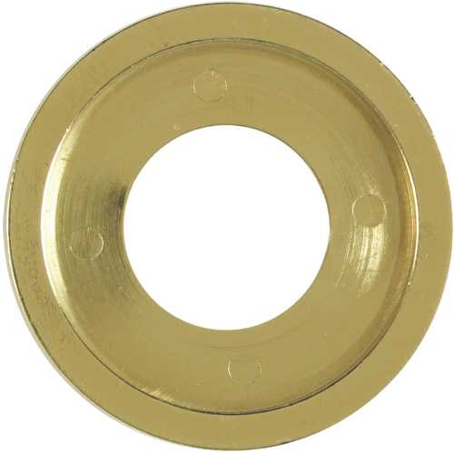 POLISHED BRASS RING FOR FLANGE - Click Image to Close
