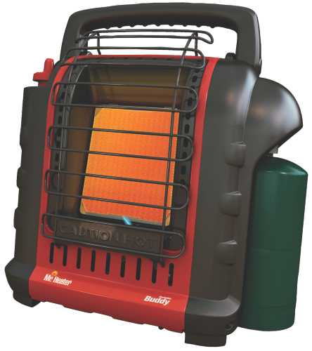 HEATER PORTABLE 9K PROPANE BUDDY STYLE - Click Image to Close