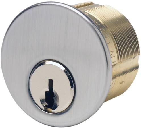 1-1/8" MORTISE YALE 8 SATIN CHROME - Click Image to Close