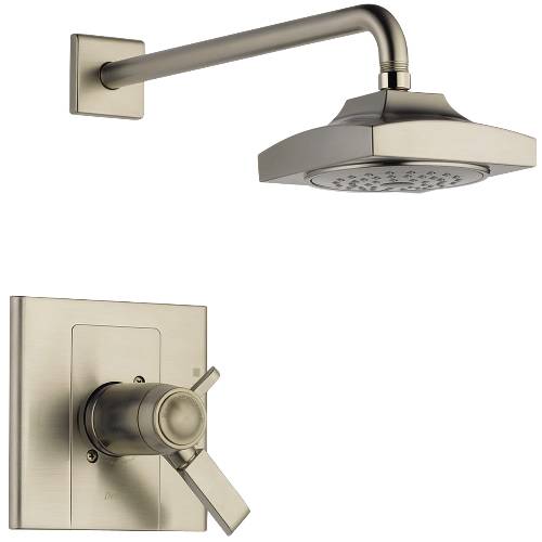 DELTA ARZO TEMPASSURE 17T SERIES SHOWER TRIM, STAINLESS - Click Image to Close