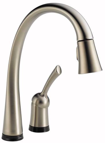 DELTA PILAR SINGLE HANDLE PULL-DOWN KITCHEN FAUCET WITH TOUCH2O