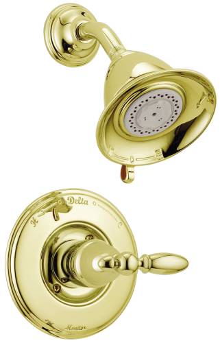 DELTA VICTORIAN MONITOR 14 SERIES SHOWER TRIM - LESS HANDLE, POL - Click Image to Close