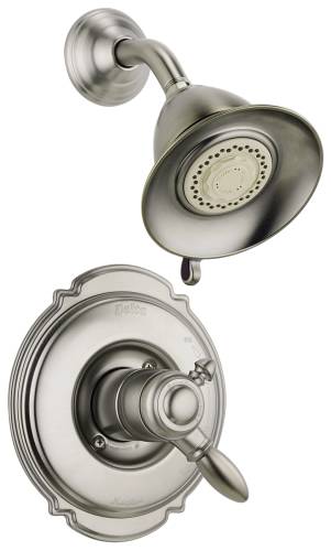 DELTA VICTORIAN MONITOR 17 SERIES SHOWER TRIM, STAINLESS - Click Image to Close