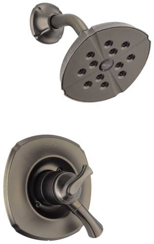 DELTA ADDISON MONITOR 17 SERIES SHOWER TRIM, AGED PEWTER - Click Image to Close