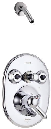 DELTA INNOVATIONS MONITOR 18 SERIES JETTED SHOWER TRIM - LESS SH - Click Image to Close
