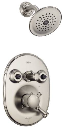 DELTA LOCKWOOD MONITOR 18 SERIES JETTED SHOWER TRIM, STAINLESS