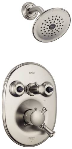DELTA LOCKWOOD MONITOR 18 SERIES XO JETTED SHOWER TRIM, STAINLES