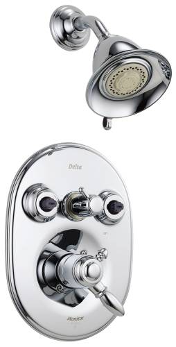 DELTA VICTORIAN MONITOR 18 SERIES JETTED SHOWER TRIM, CHROME - Click Image to Close