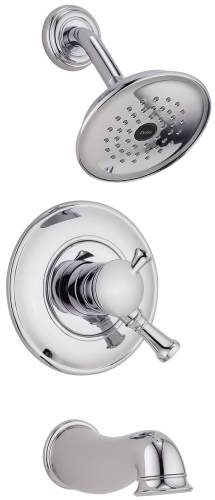 DELTA LOCKWOOD MONITOR SCALD-GUARD TUB AND SHOWER FAUCET WITH