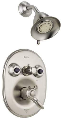 DELTA VICTORIAN MONITOR 18 SERIES XO JETTED SHOWER TRIM, STAINLE