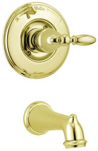 DELTA VICTORIAN MONITOR 14 SERIES TUB TRIM ONLY - LESS HANDLE, P - Click Image to Close