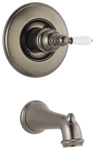 DELTA VICTORIAN MONITOR 14 SERIES TUB TRIM ONLY - LESS HANDLE, A - Click Image to Close