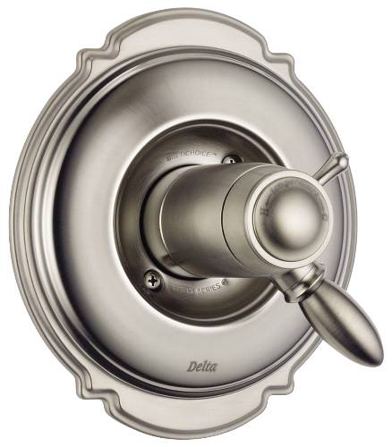 DELTA VICTORIAN TEMPASSURE 17T SERIES VALVE TRIM ONLY, STAINLESS