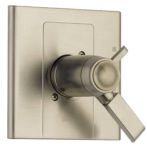 DELTA ARZO TEMPASSURE 17T SERIES VALVE TRIM ONLY, STAINLESS - Click Image to Close