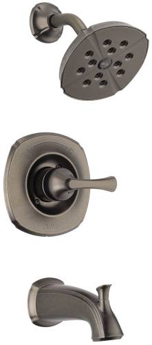 DELTA ADDISON MONITOR 14 SERIES TUB AND SHOWER TRIM, AGED PEWTER - Click Image to Close