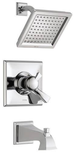 DELTA DRYDEN MONITOR 17 SERIES TUB AND SHOWER TRIM, CHROME