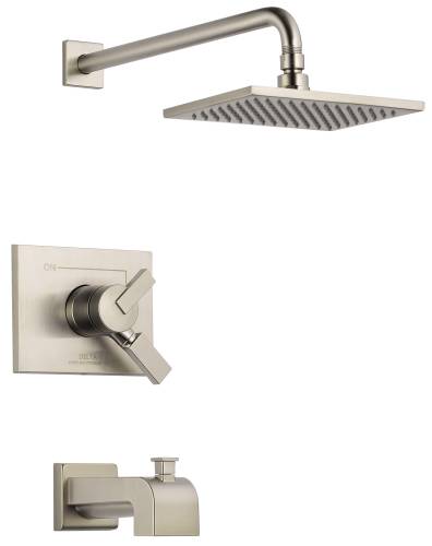 DELTA VERO MONITOR 17 SERIES TUB AND SHOWER TRIM, STAINLESS