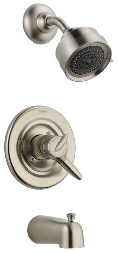 DELTA GRAIL MONITOR 17 SERIES TUB AND SHOWER TRIM, STAINLESS - Click Image to Close