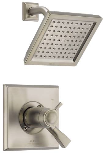 DELTA DRYDEN TEMPASSURE 17T SERIES SHOWER TRIM, STAINLESS - Click Image to Close