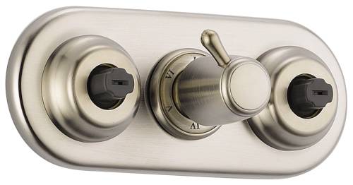 DELTA XO JET MODULE DIVERTER TRIM, STAINLESS - Click Image to Close