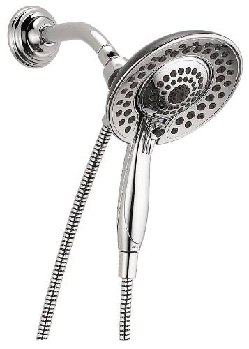 DELTA IN2ITION TWO-IN-ONE SHOWER, CHROME - Click Image to Close