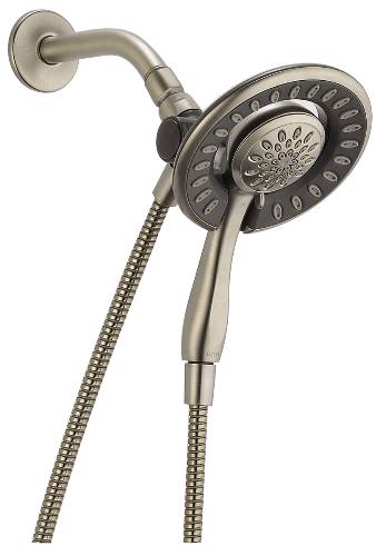 DELTA IN2ITION TWO-IN-ONE SHOWER, STAINLESS - Click Image to Close