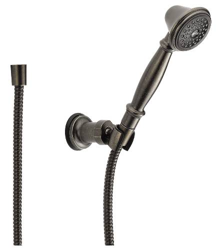 DELTA WALL-MOUNT HANDSHOWER, AGED PEWTER - Click Image to Close