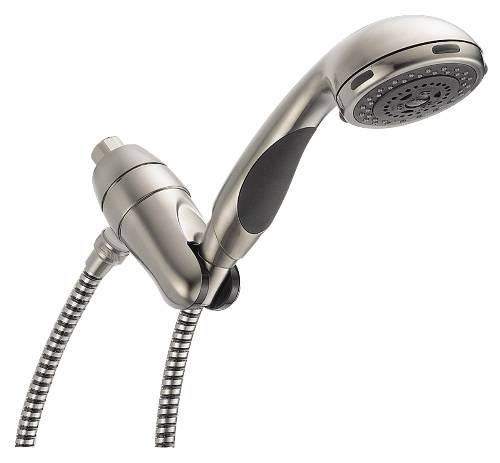 DELTA SHOWER MOUNT HANDSHOWER, STAINLESS - Click Image to Close