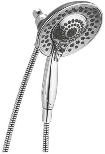 DELTA IN2ITION SHOWER HEAD, CHROME - Click Image to Close