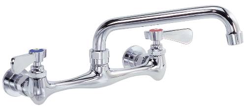 PROPLUS HEAVY DUTY WALL MOUNT FAUCET 12 IN. SPOUT - Click Image to Close