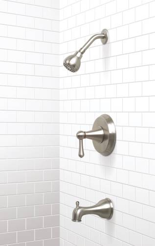 SONOMA TUB & SHOWER FAUCET BRUSHED NICKEL