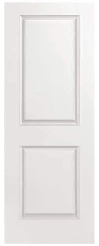 RAISED 2 PANEL HOLLOW CORE SLAB SMOOTH FINISH DOOR 34 IN. X 80 I - Click Image to Close